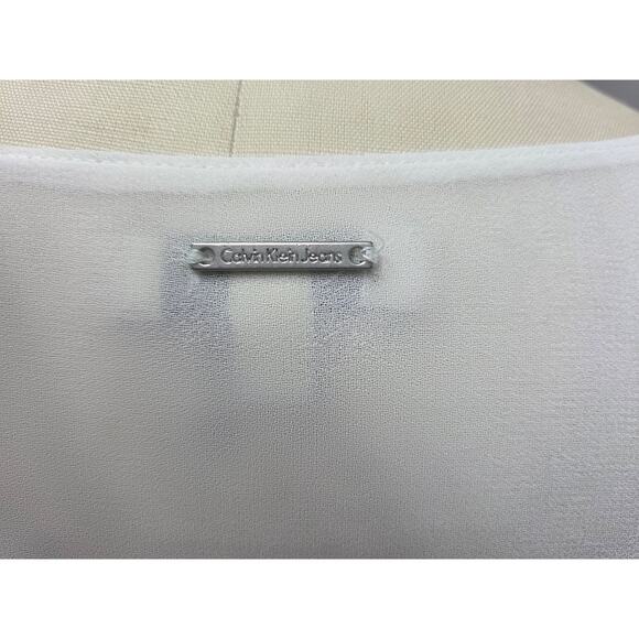 Calvin Klein Jeans Floral Layered Tank Top XL - Picture 4 of 6